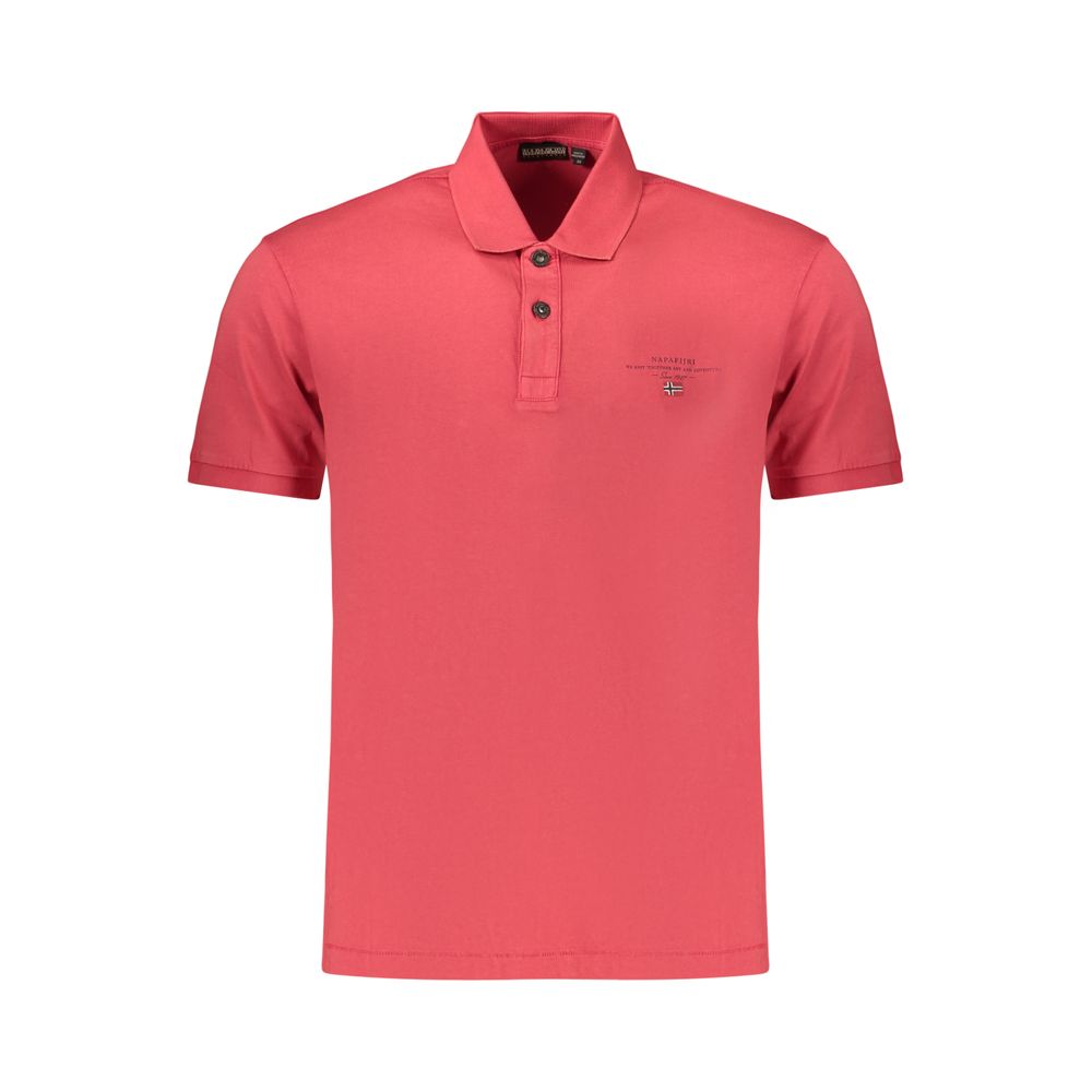 Napapijri Rosso Baumwoll-Poloshirt für Herren