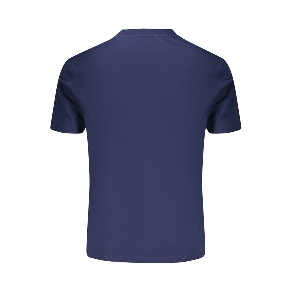 Napapijri Blaues Baumwoll-T-Shirt für Herren
