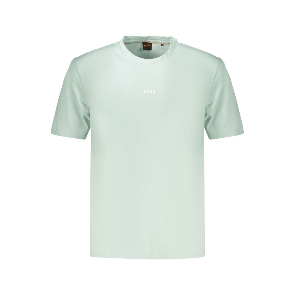 Hugo Boss Blaues Baumwoll-T-Shirt für Herren