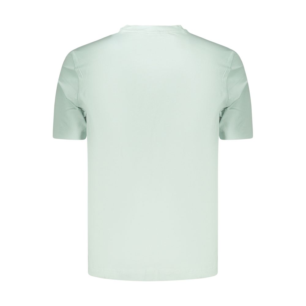Hugo Boss Blaues Baumwoll-T-Shirt für Herren