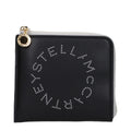 Stella McCartney Schwarzes Leder Portemonnaie