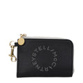 Stella McCartney Schwarzes Leder Portemonnaie