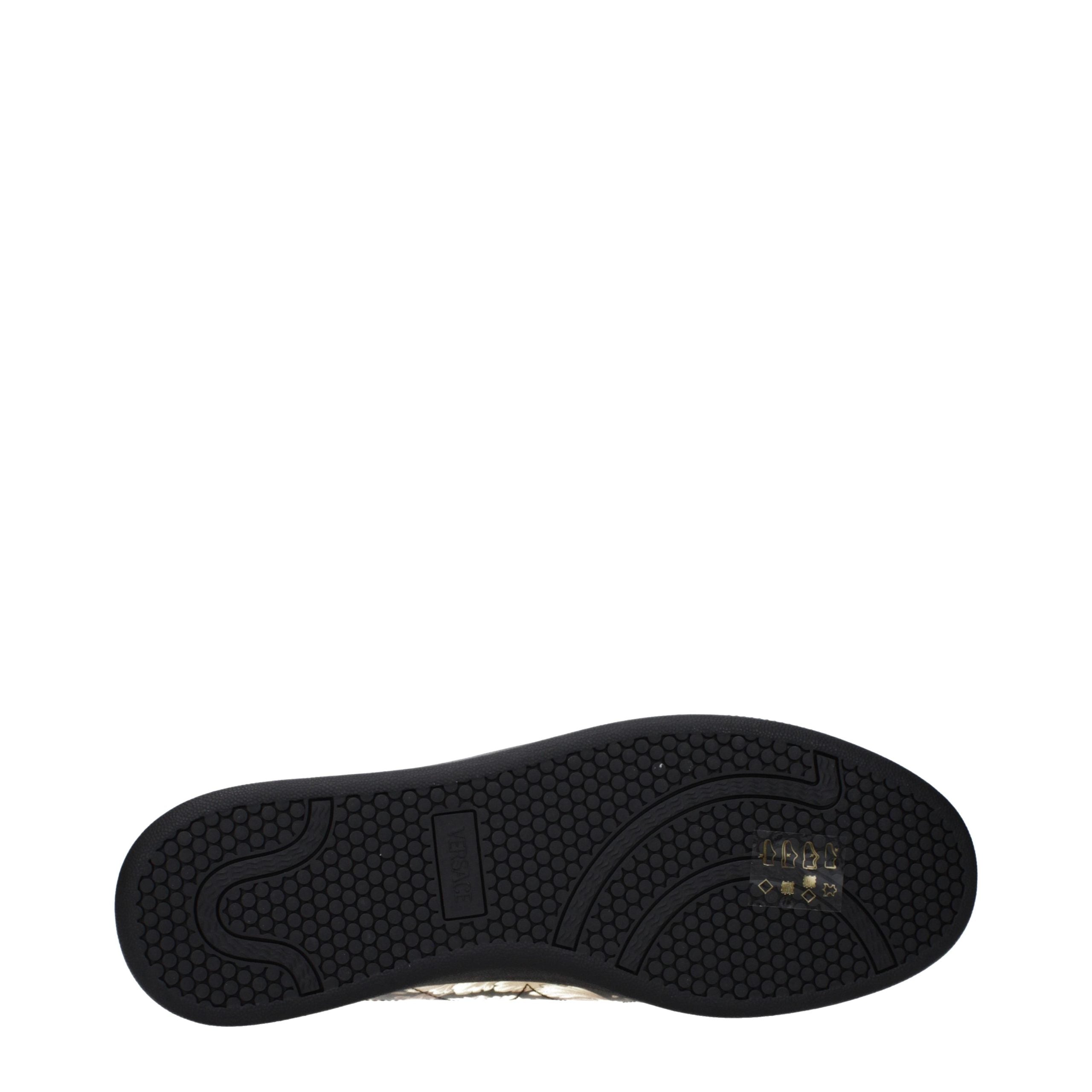Versace Schwarze Leder Chunky Sneaker