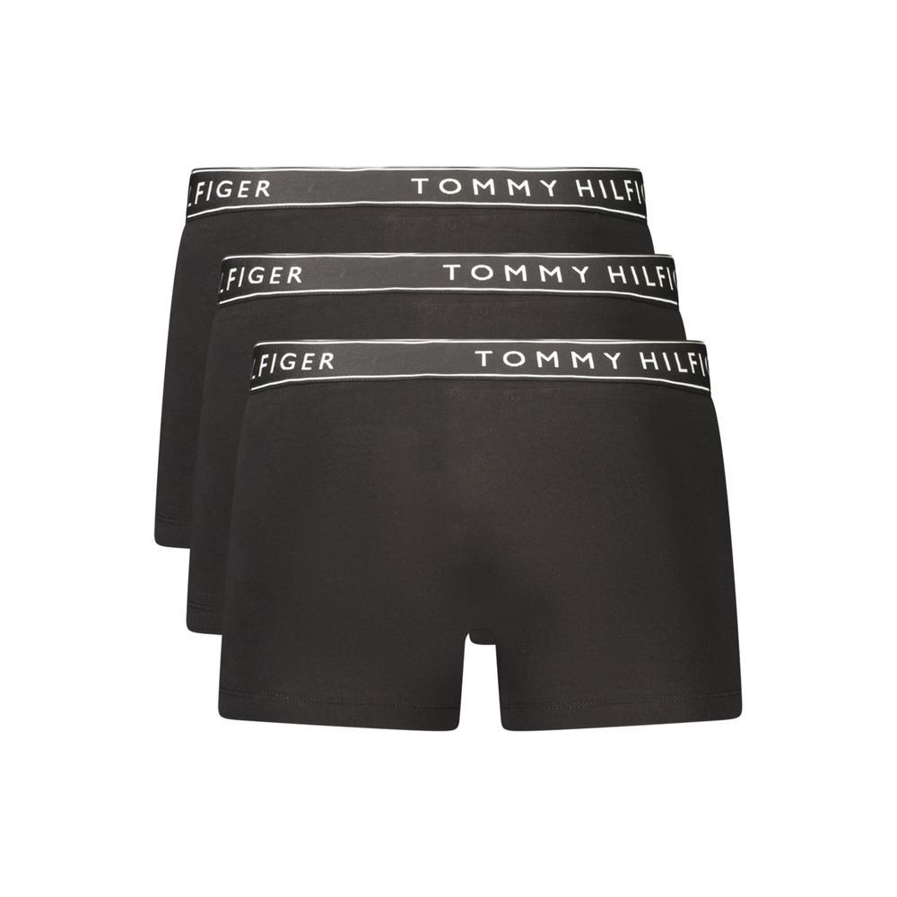 Tommy Hilfiger Schwarze Herren-Boxershorts aus Baumwolle