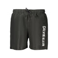 Calvin Klein Schwarze Herren-Badeshorts aus Polyester