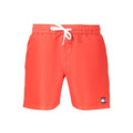Tommy Hilfiger Rosso Polyester Herren Badeshorts