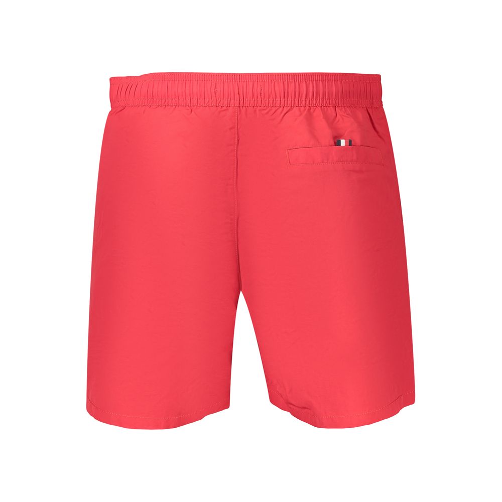 Tommy Hilfiger Badehose aus Polyester in Rot für Herren
