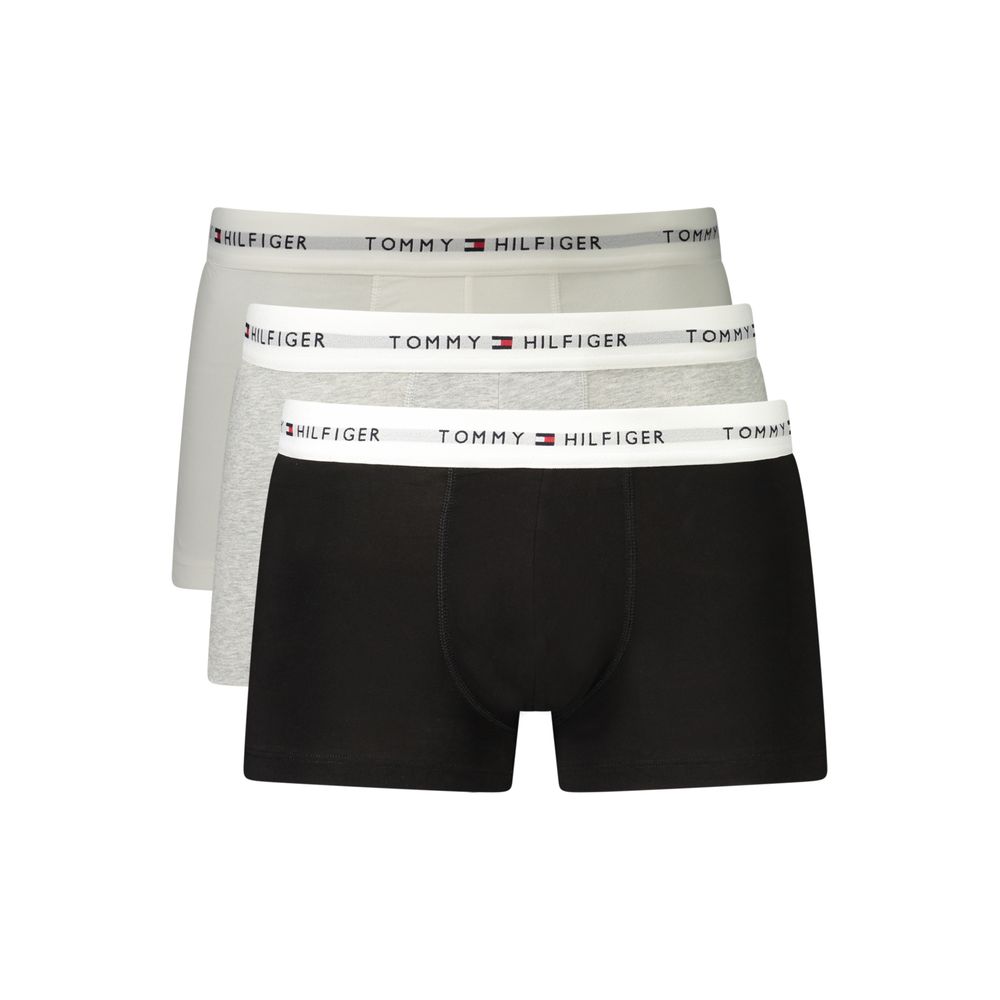 Tommy Hilfiger Graue Baumwoll-Boxershorts für Herren
