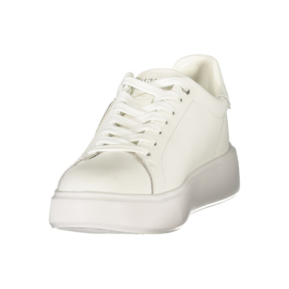 Blauer Bianco Leder Damensneaker