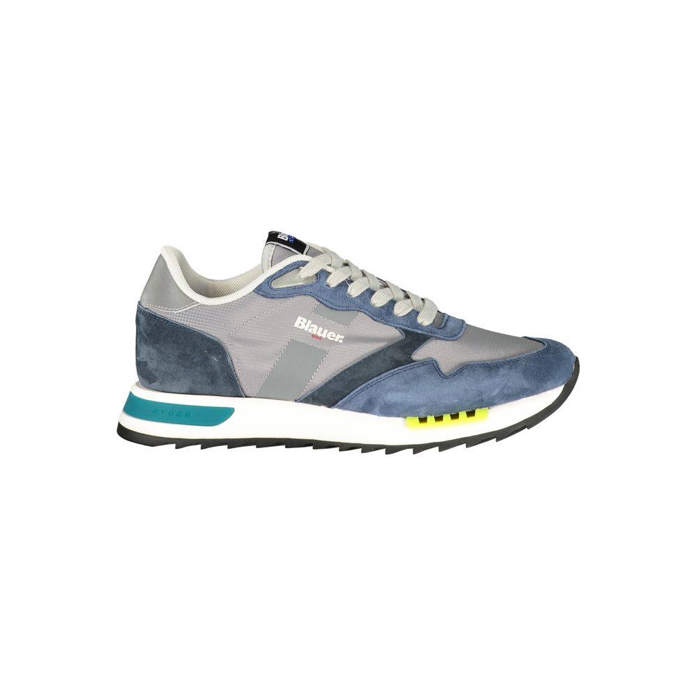 Blauer Herren-Sneaker aus Polyester