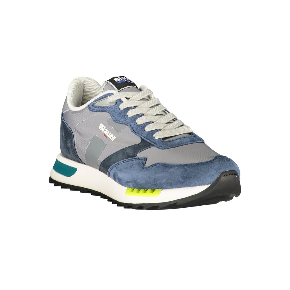 Blauer Herren-Sneaker aus Polyester