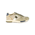 Blauer Grüner Sneaker aus Polyester