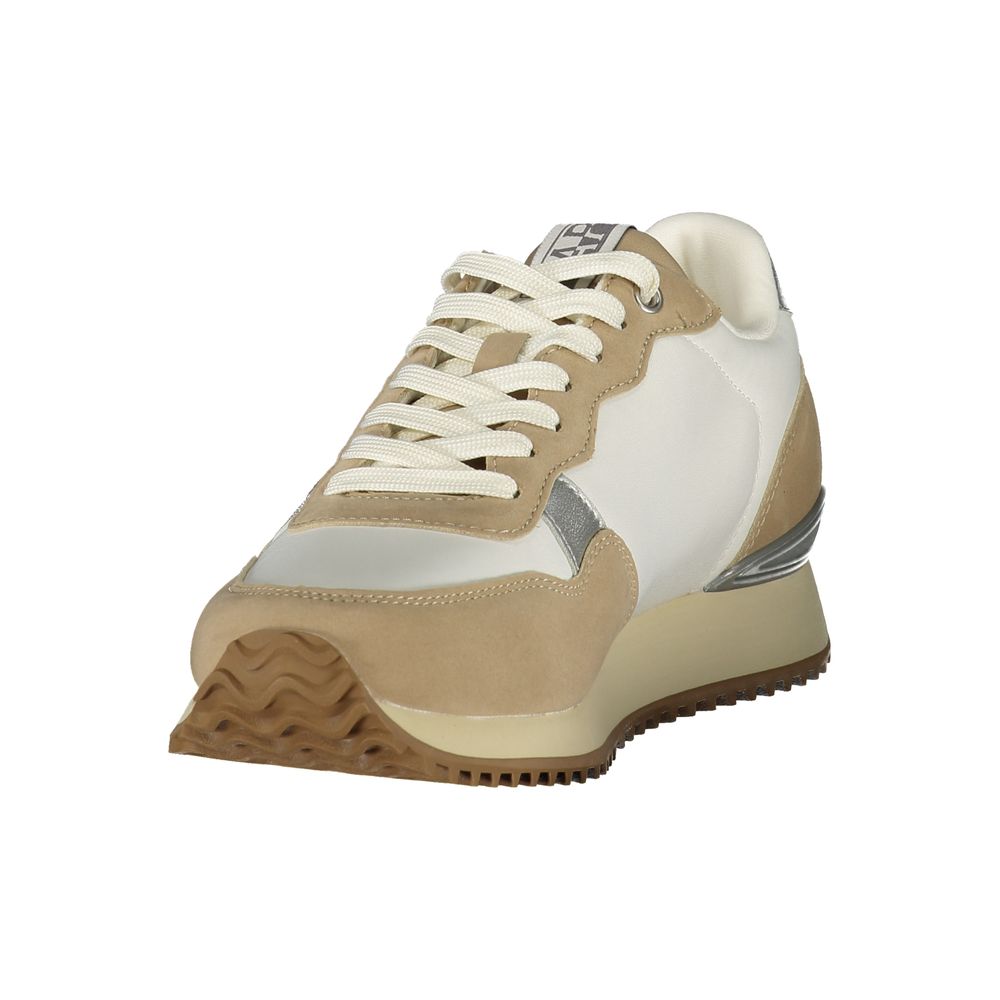 Napapijri Weiße Damen-Sneaker aus Polyester