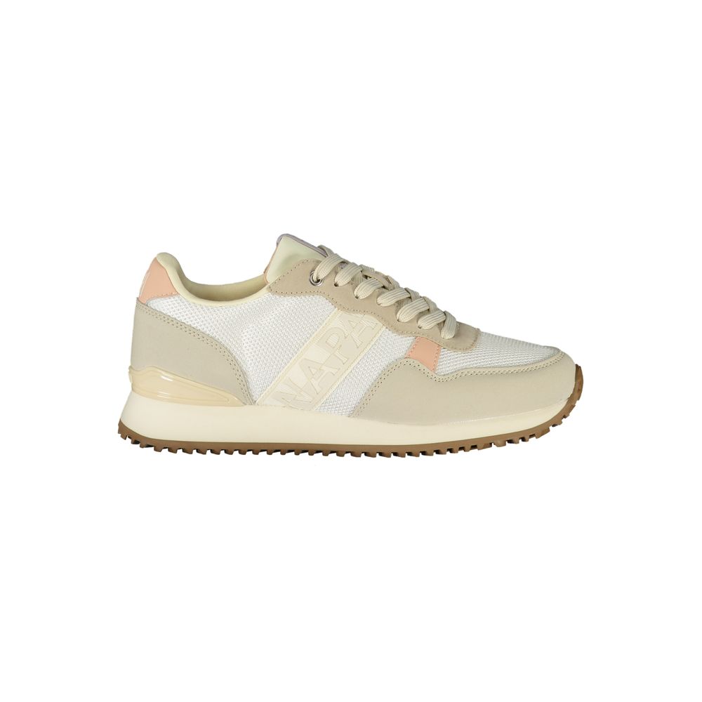 Napapijri Weiße Damen-Sneaker aus Polyester