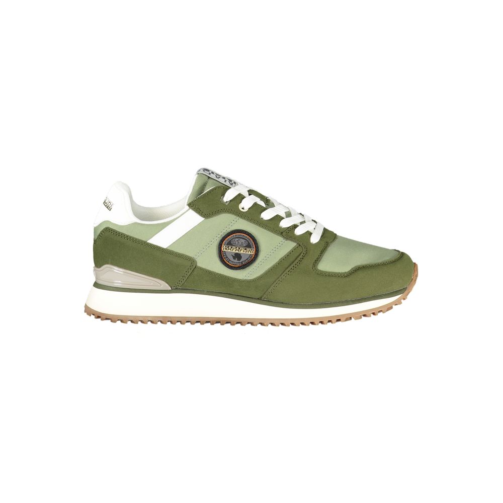 Napapijri Grüner Herren-Sneaker aus Polyurethan
