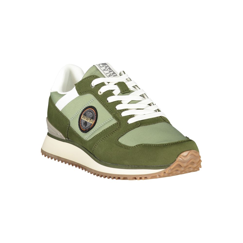 Napapijri Grüner Herren-Sneaker aus Polyurethan