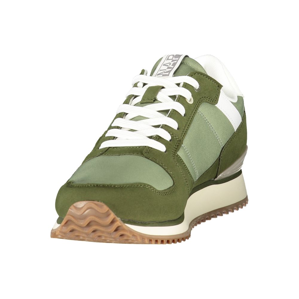 Napapijri Grüner Herren-Sneaker aus Polyurethan