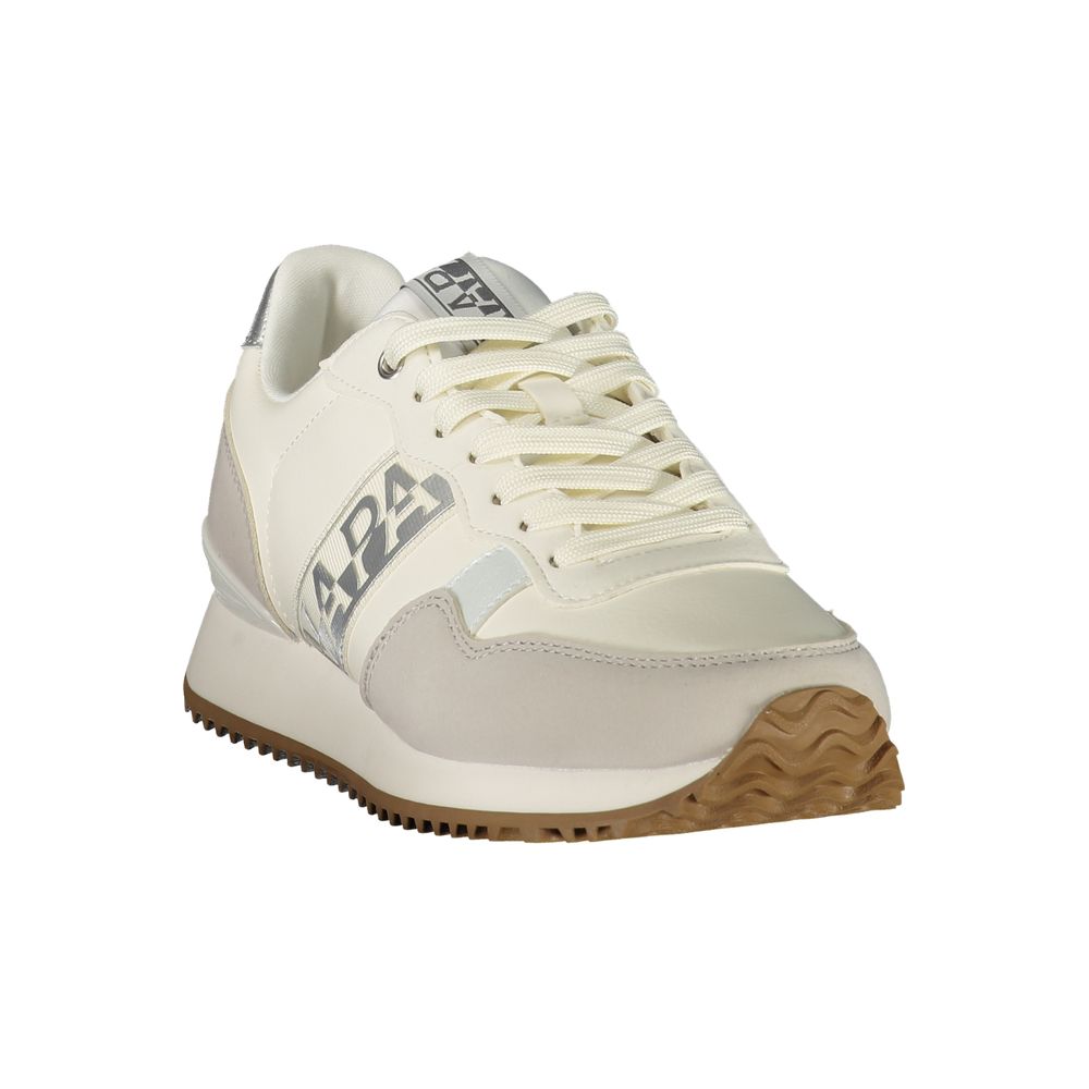 Napapijri Weiße Damen-Sneaker aus Polyester