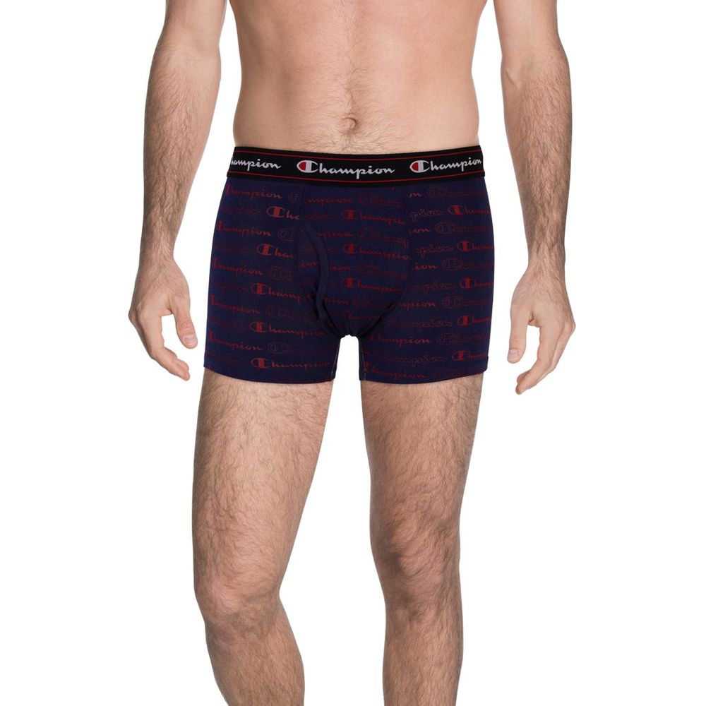 Champion Marineblaue Baumwollboxershorts