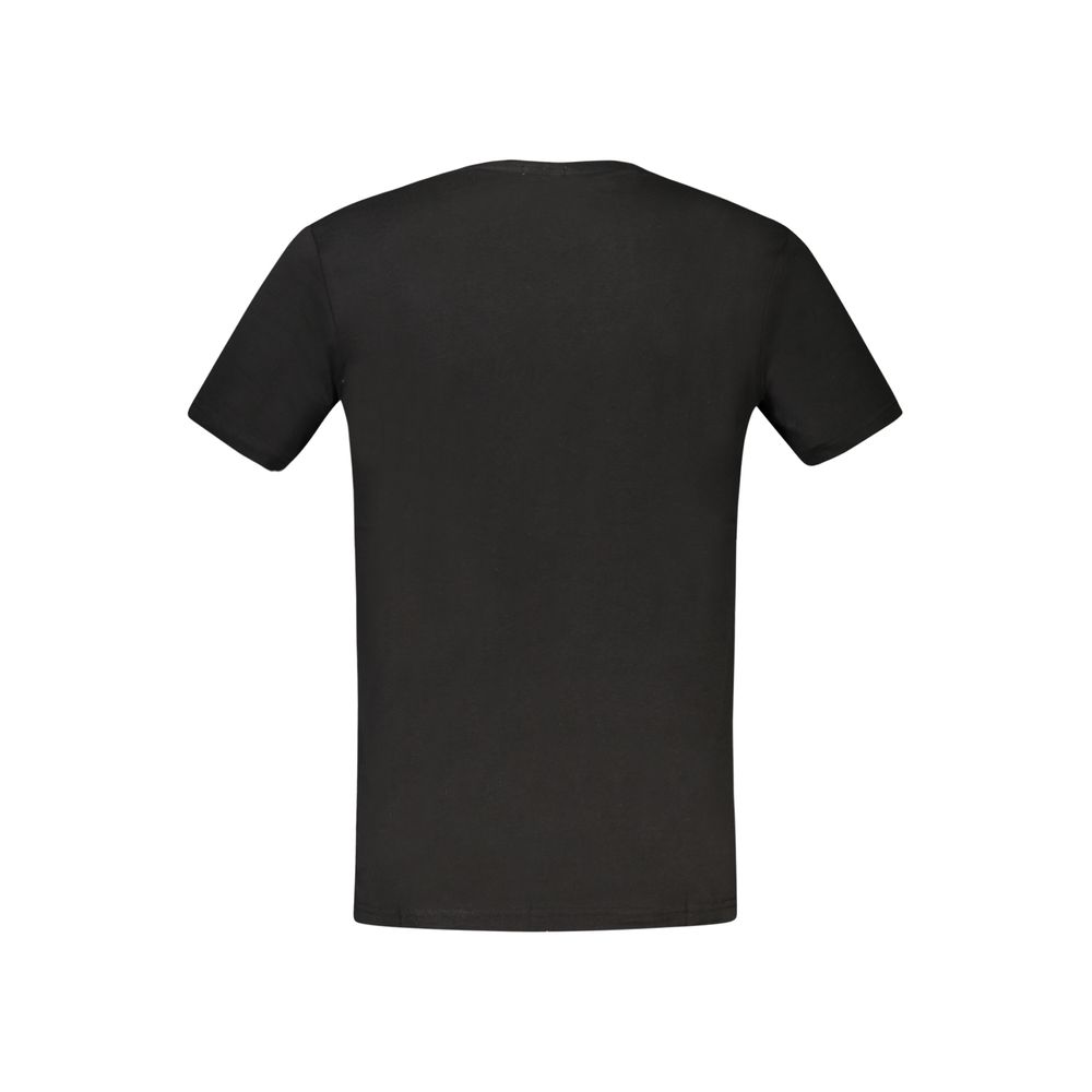 Rifle Schwarzes Baumwoll-T-Shirt
