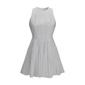Max Mara Weißes Baumwoll-Freizeitkleid
