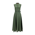 Max Mara Zweifarbige Baumwoll-Freizeitkleid
