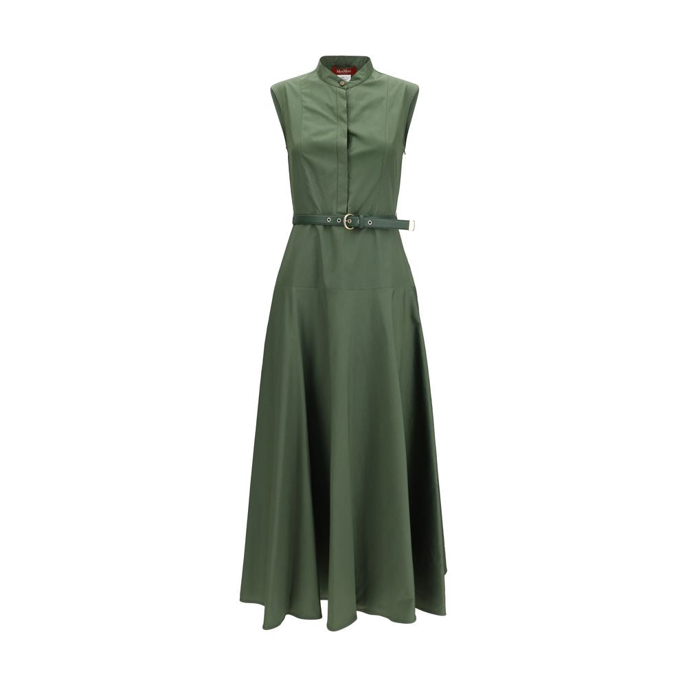 Max Mara Zweifarbige Baumwoll-Freizeitkleid