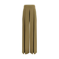 Max Mara Pure Zweifarbige Viskose-Freizeithose