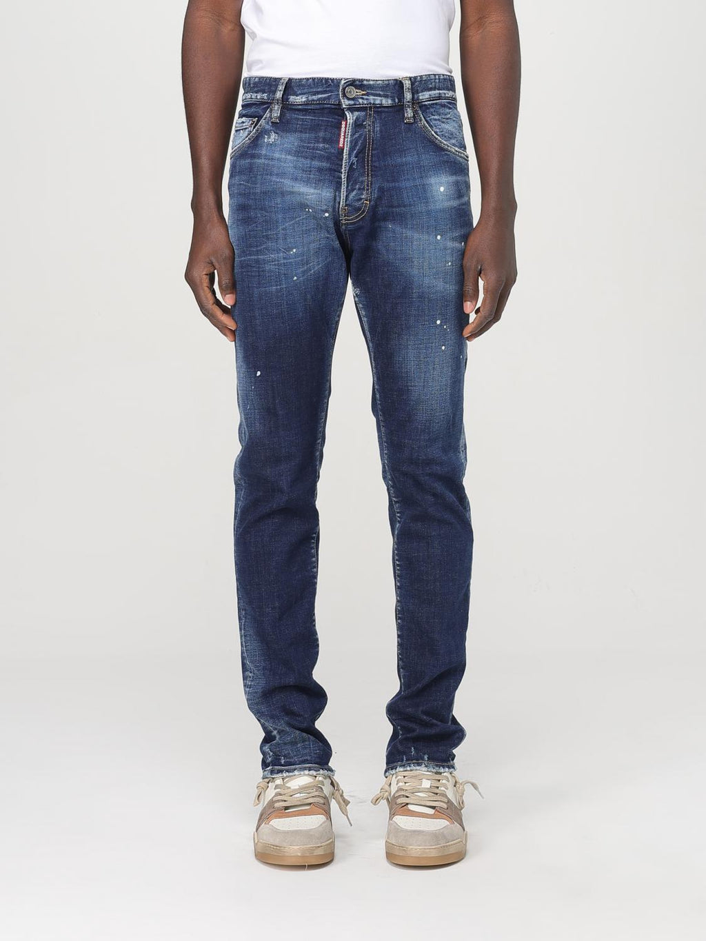 Dsquared² Blaue Relaxed Fit Jeans aus Denim