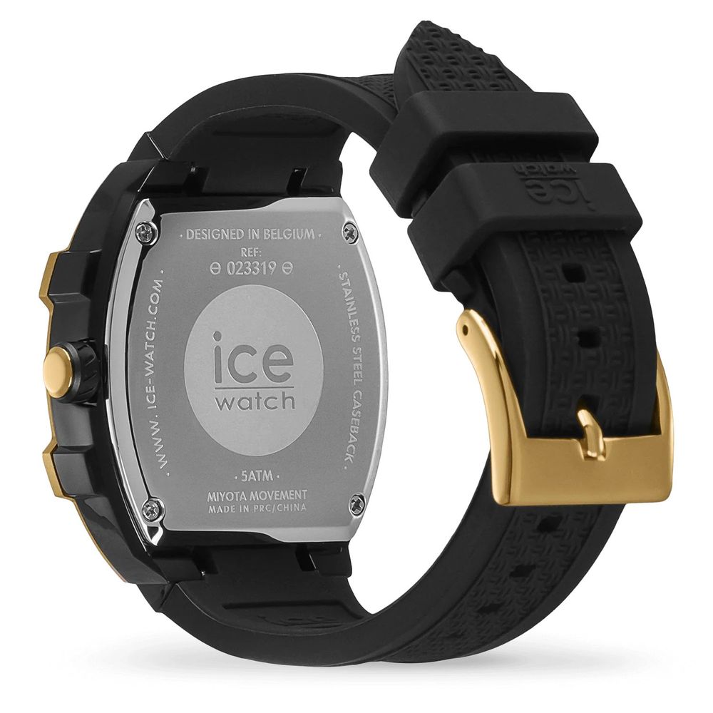 ICE Schwarze synthetische Kleid-Uhr