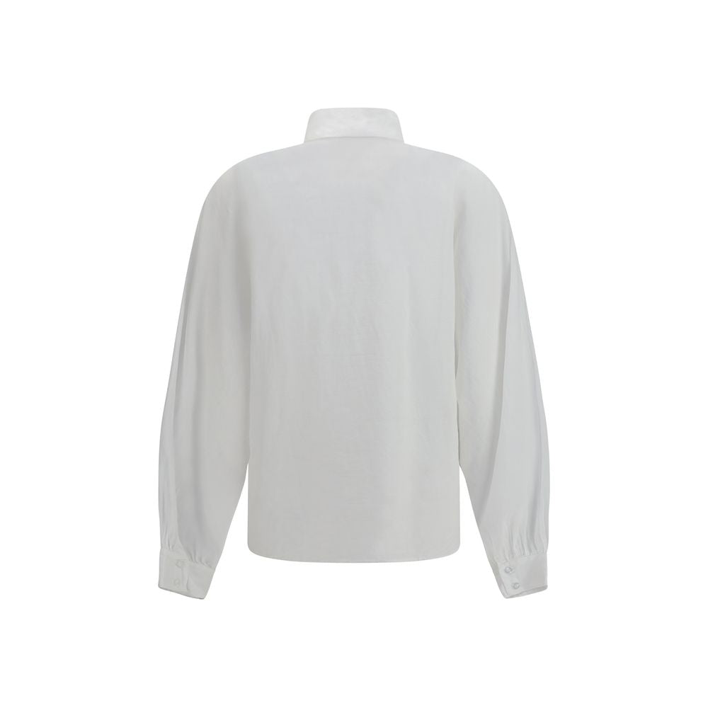SOSUE Weiße Baumwollbluse