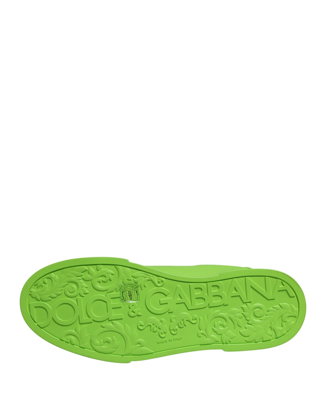 Dolce & Gabbana Grüne Portofino Low-Top Sneaker Schuhe aus Leder