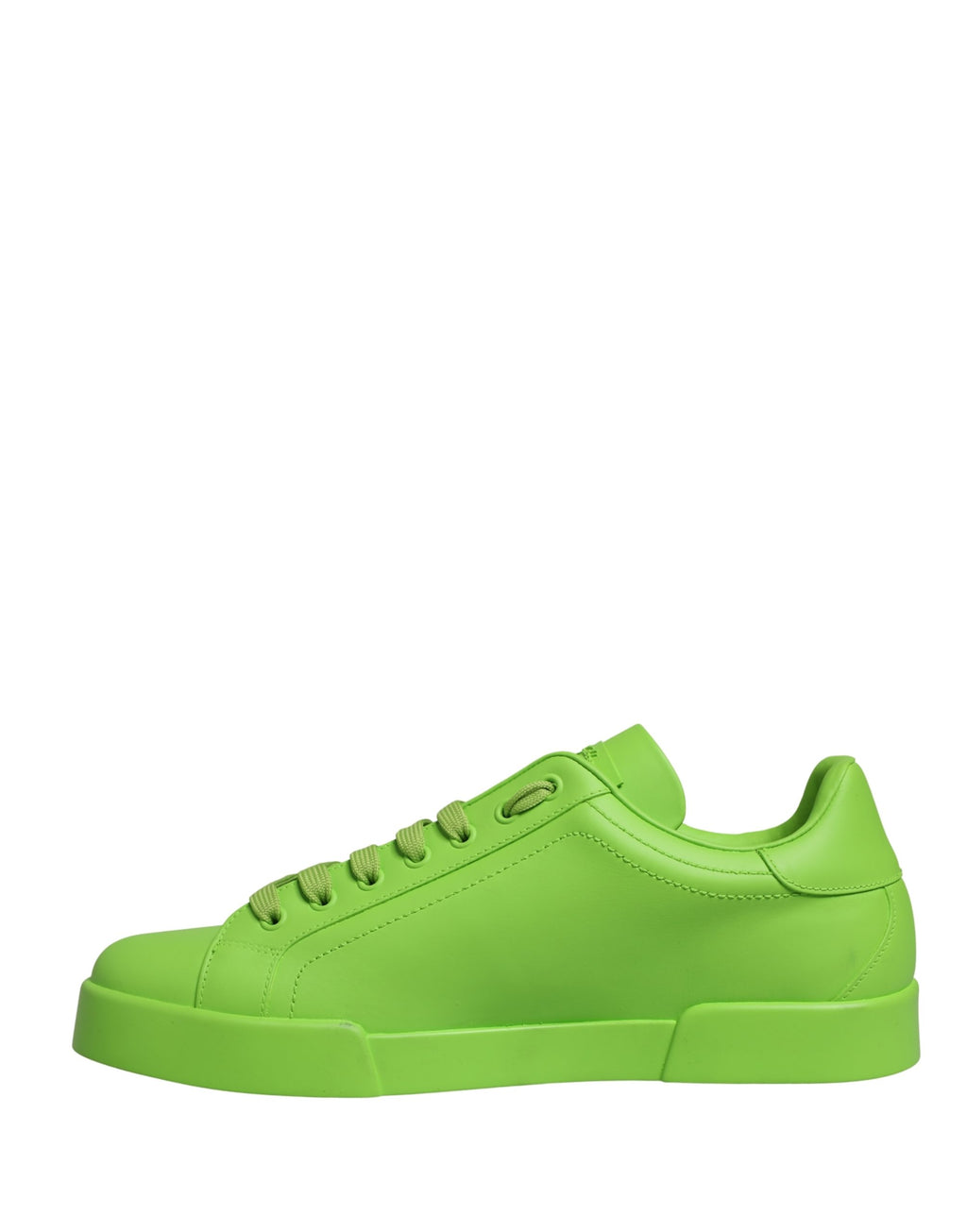 Dolce & Gabbana Grüne Portofino Low-Top Sneaker Schuhe aus Leder