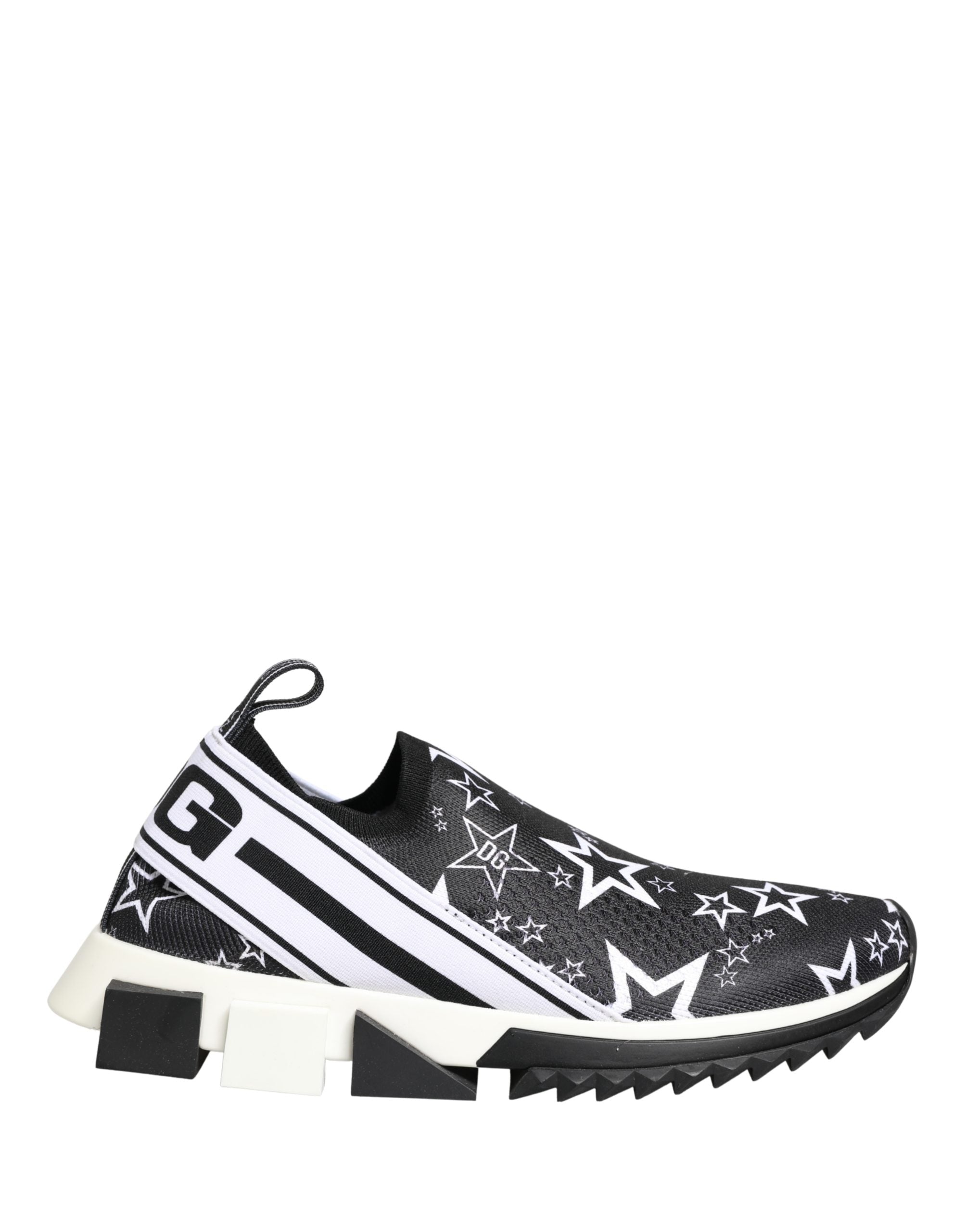 Dolce & Gabbana Schwarze SORRENTO Sneakers mit Sternen-Logo