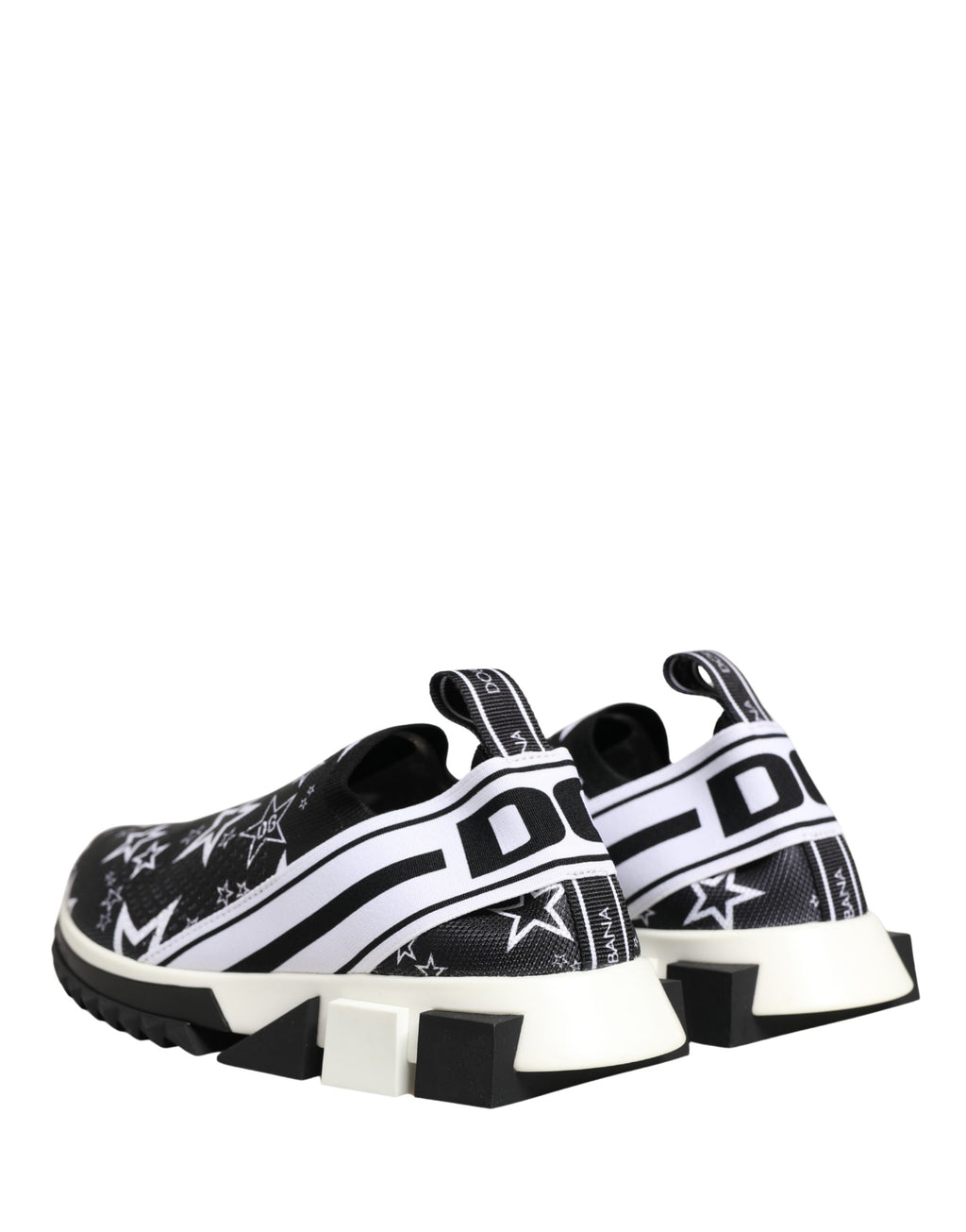 Dolce & Gabbana Schwarze SORRENTO Sneakers mit Sternen-Logo