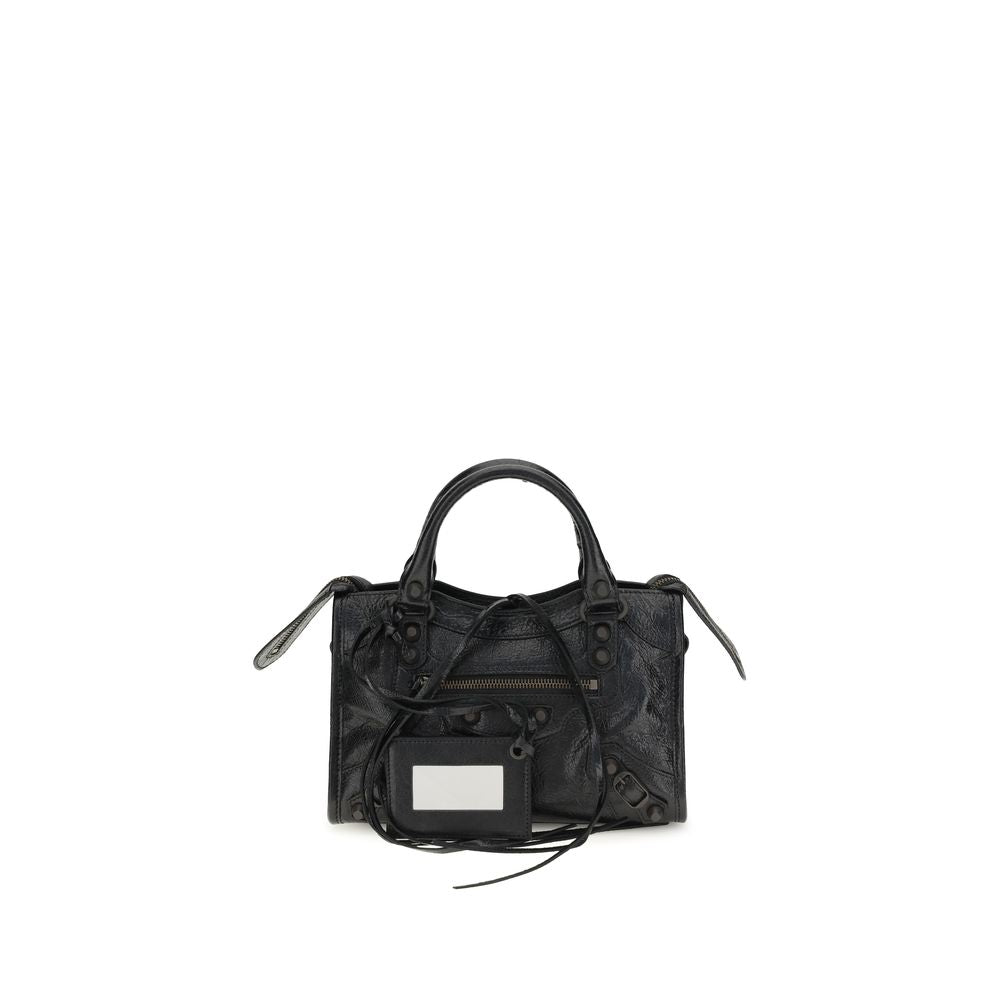 Balenciaga Schwarze Lammleder-Schultertasche