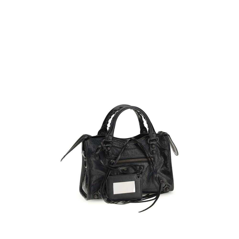 Balenciaga Schwarze Lammleder-Schultertasche