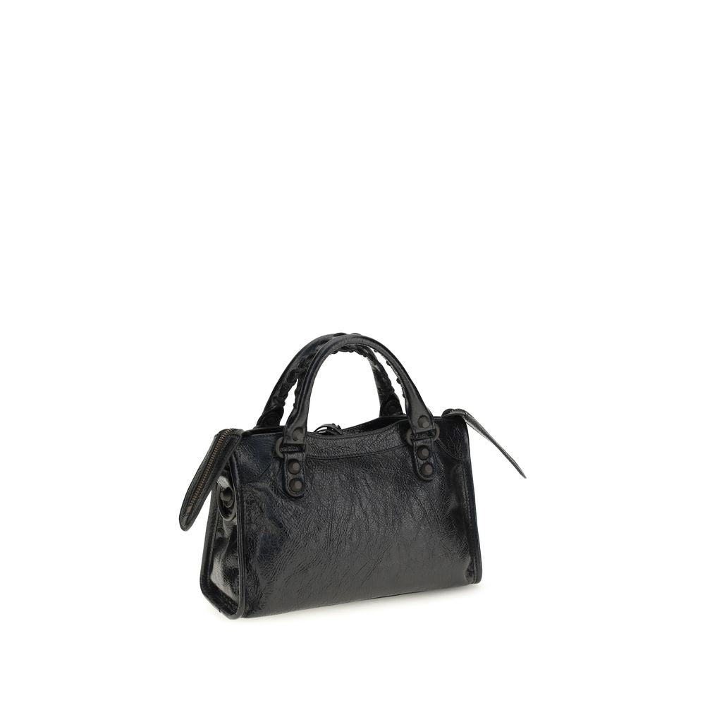Balenciaga Schwarze Lammleder-Schultertasche