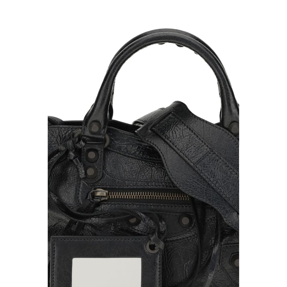Balenciaga Schwarze Lammleder-Schultertasche