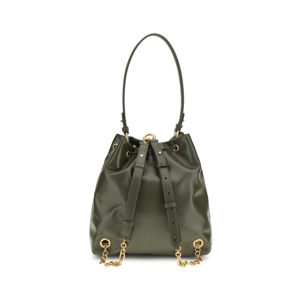 Balmain Bicolor Calf Leather Bos Taurus Rucksack