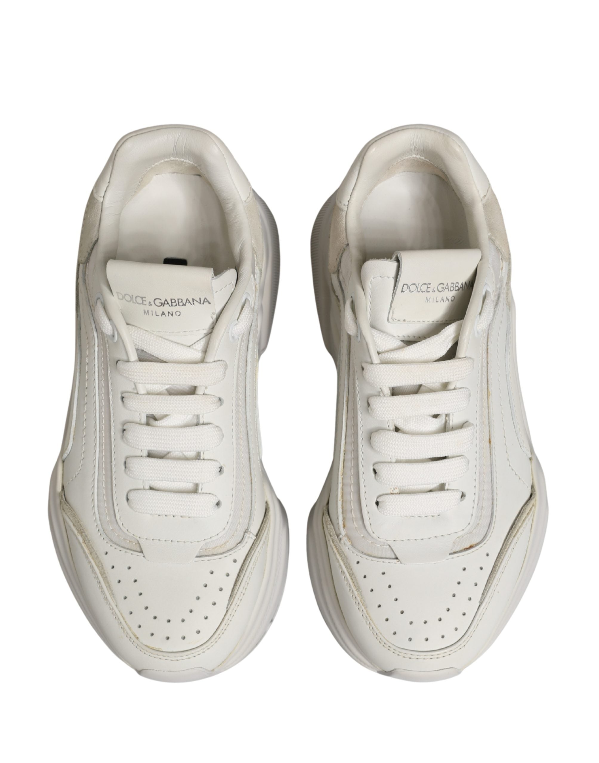 Dolce & Gabbana Weiße Leder-Daymaster Sneakers