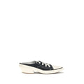Converse Schwarze Low-Top-Sneaker aus Stoff