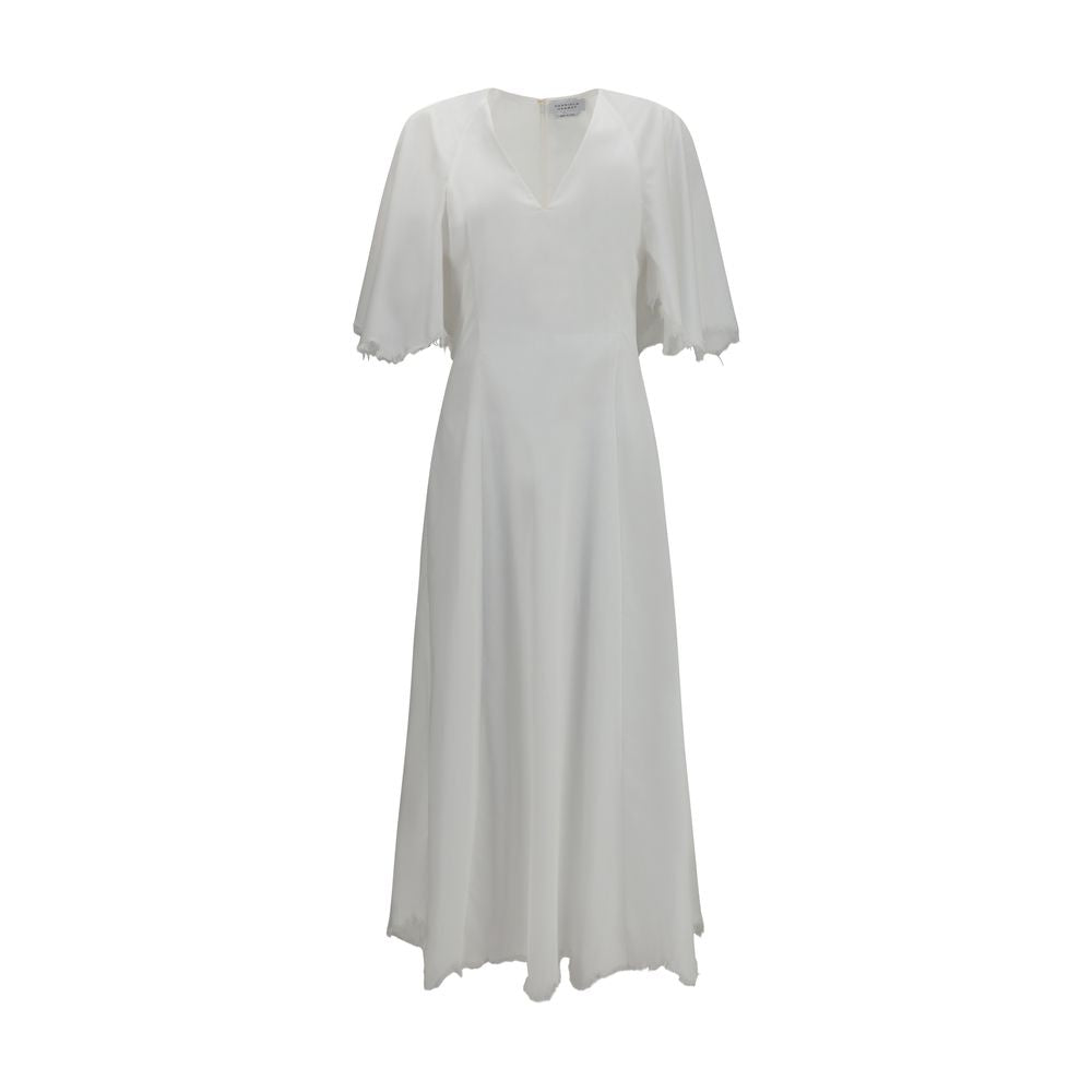 Gabriela Hearst Weißes Baumwoll-Freizeitkleid