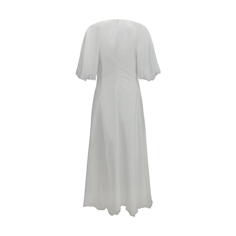 Gabriela Hearst Weißes Baumwoll-Freizeitkleid