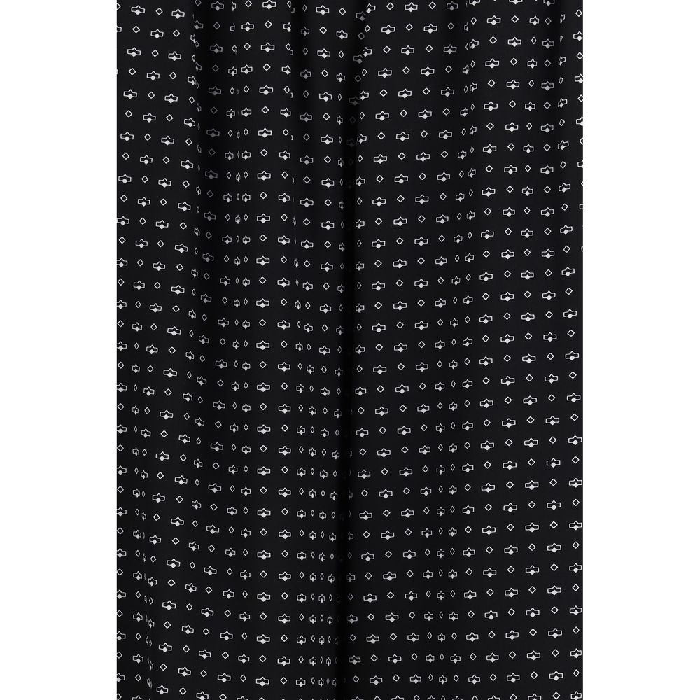 Ermanno Scervino Schwarze Seiden-Freizeithose
