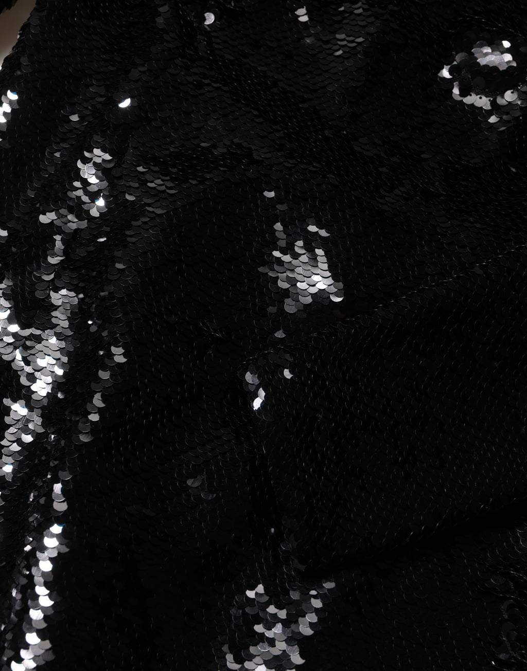 Dolce & Gabbana Schwarzes Bodycon-Abendkleid mit Pailletten im Meerjungfrauen-Stil