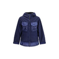 C.P. Company Blauer Mantel aus Polyamid