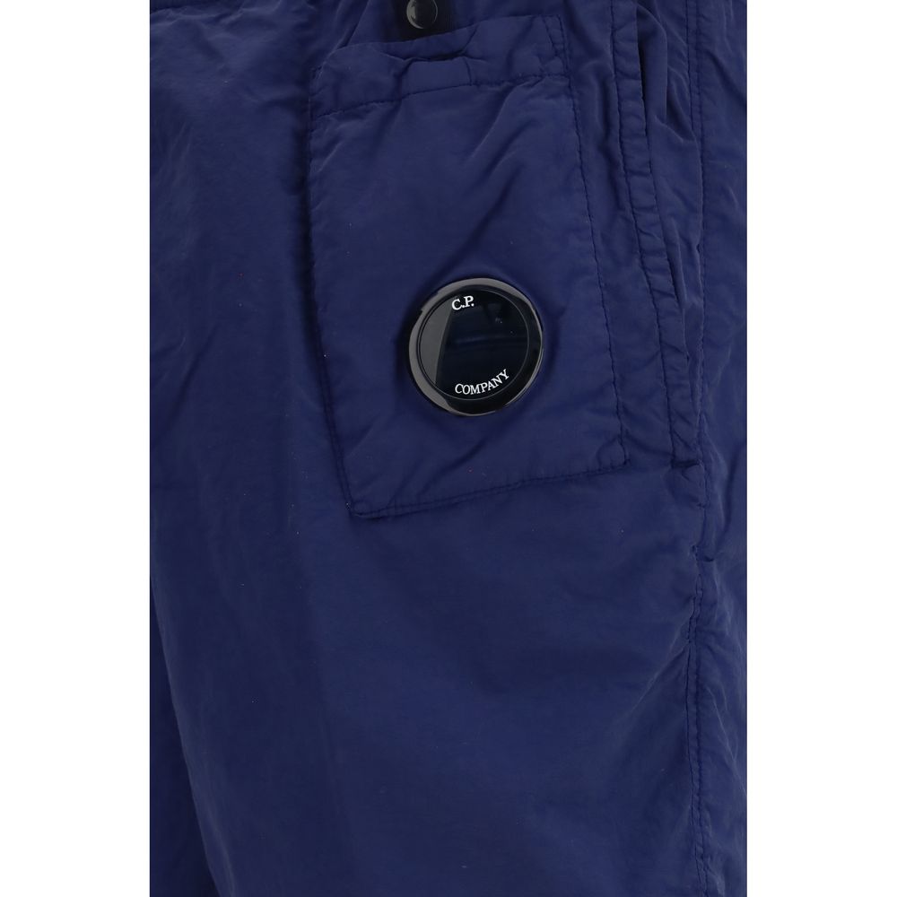 C.P. Company Blaue Nylon-Shorts und Mini-Shorts
