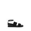 Max Mara Schwarze Bos Taurus Kalbsleder-Sandalen