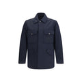 Burberry Blauer Mantel aus Polyamid
